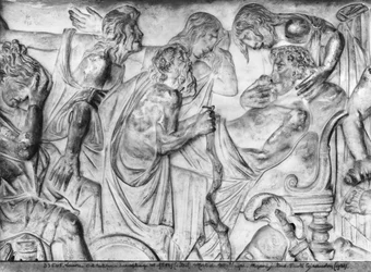 Relief représentant la mort de Méléagre (détail)